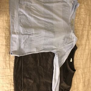 Two long sleeve tops